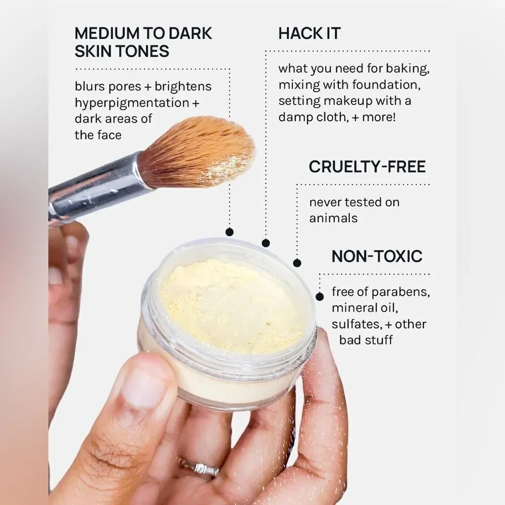 AOA Puff + Set Setting Powder - Banana